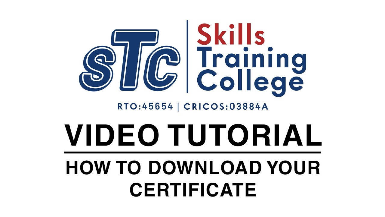 How to Download Your Certificate - YouTube