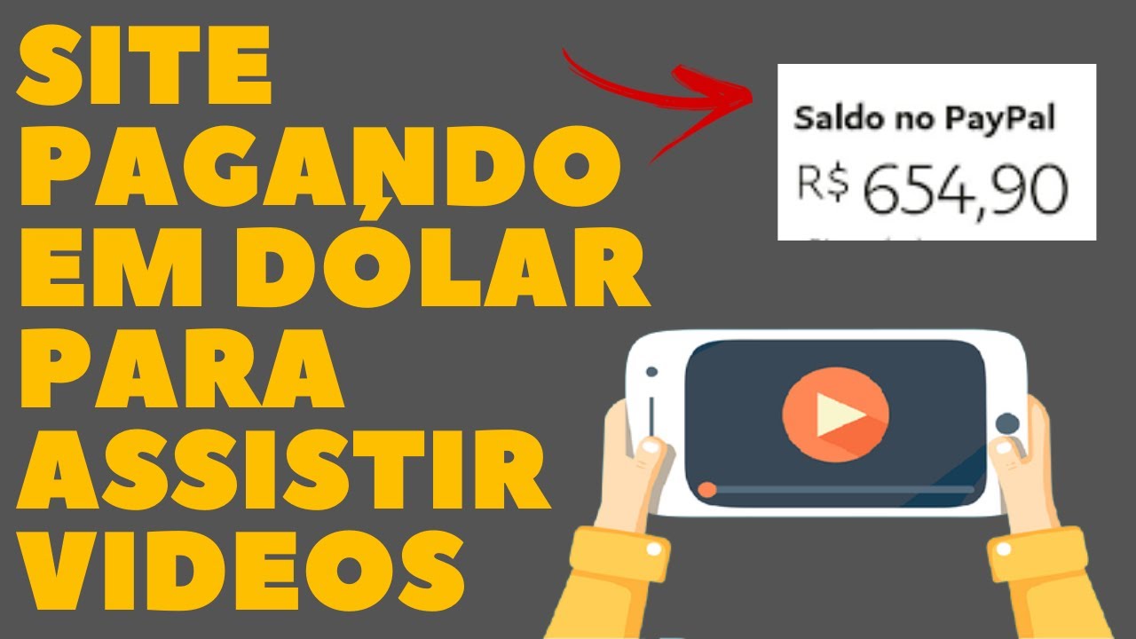 SITE NOVO – GANHE EM DOLAR APENAS PARA ASSITIR VIDEOS – RENDA EXTRA NA INTERNET /