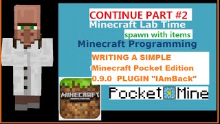 Minecraft Programming | On Spawn Restored Players Previous Inventory Items | IAmBack | PocketMine