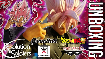 BASICALLY STR ROSE IRL!! Dragon Ball Super Rose Banpresto Grandista Resolution of Soilders Unboxing!