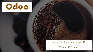 🛠️ Odoo v15 – Paramètre tes modules installés ! (Profs & élèves, vidéo en français)