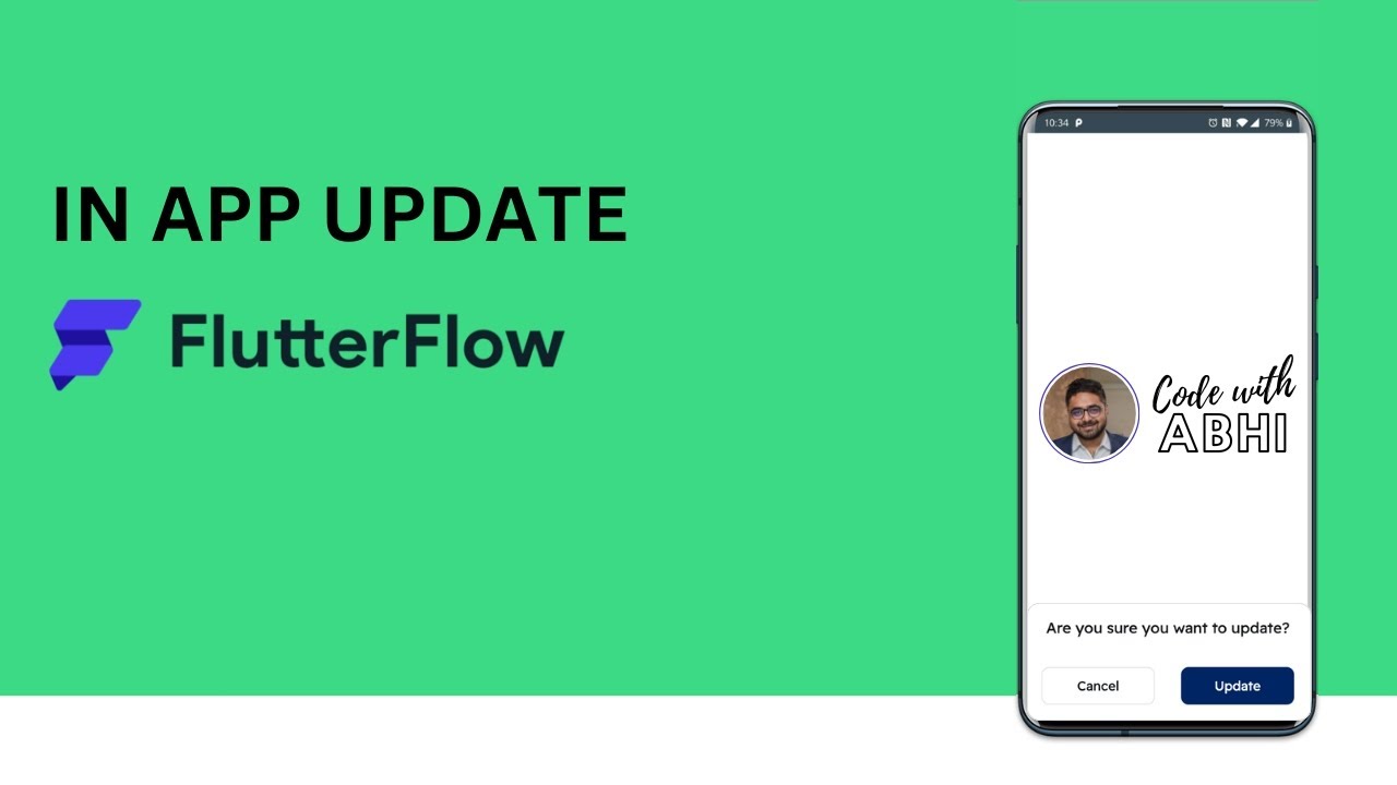 In-App Updates with FlutterFlow – Easy Guide | Code with Abhi 