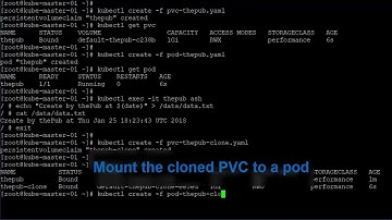 NetApp Trident 18.01: Cloning PVCs