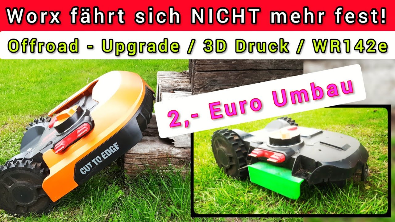 Worx Landroid fährt sich NICHT mehr fest_Teil 1von2 YouTube