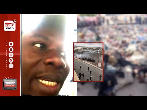Drame de Melilla: Un rescapé dans une situation critique révèle "Naar yi dañ ñouy…ñibi la beug…"