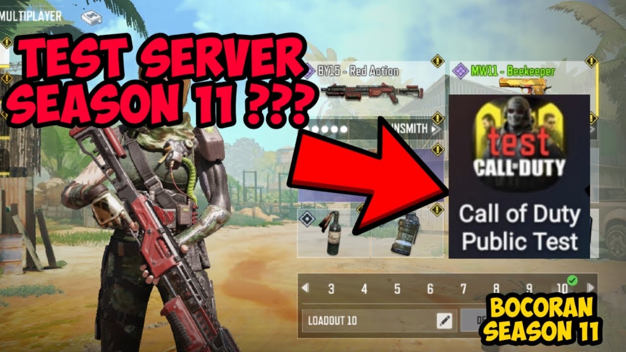 SEASON 11 TEST SERVER CODM | LEAKS SEASON 11 CALL OF DUTY MOBILE - YouTube