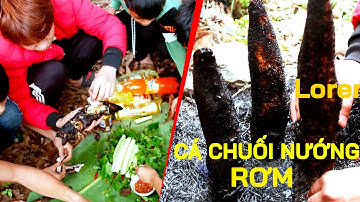 Cá chuối nướng rơm chất nhất VBB - Vlog Quê Tôi