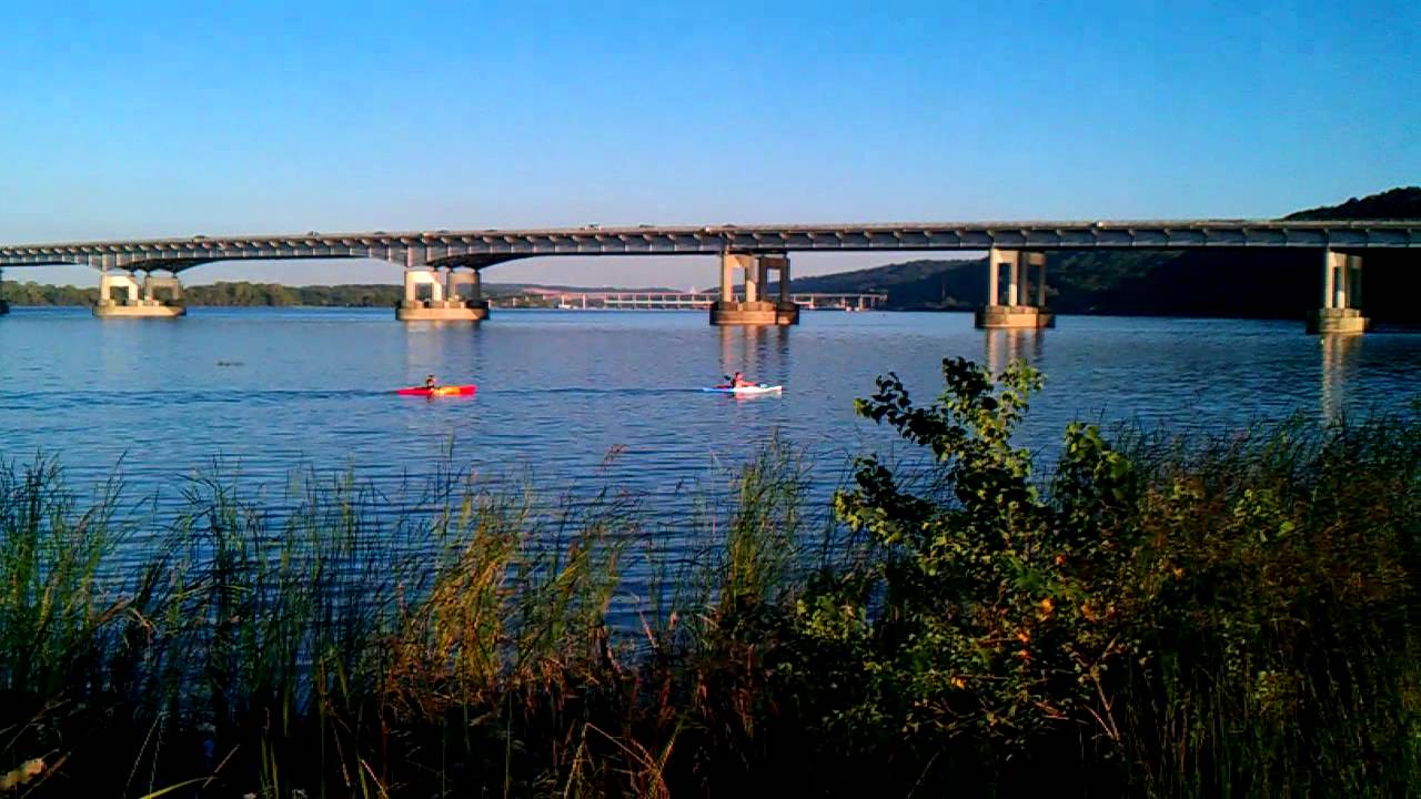 Kayakers Two Rivers Bridge, Little Rock, AR YouTube