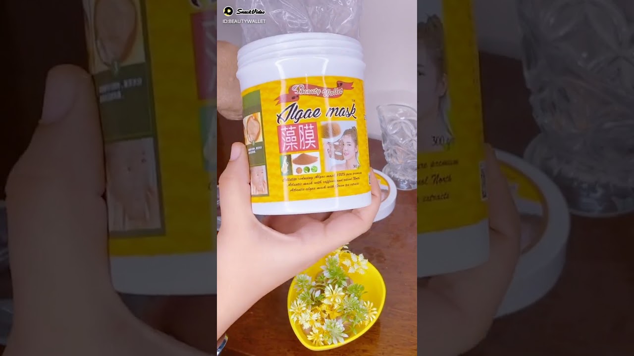 Algae mask for all skin types