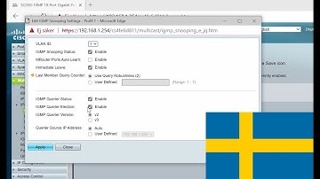 Grundkonfigurera Cisco SG350 för Crestron NVX eller andra AVoIP-lösningar
