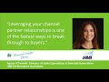 Channel Partnerships For The Reference Economy Agnes Fotino Dir Of Sales Ops Demand Gen HMI Channel Partnerships For The Reference Economy Agnes Fotino Dir Of Sales Ops Demand Gen HMI