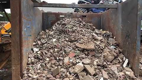 Windsifter on C&D and Skip Waste with MacMachinery