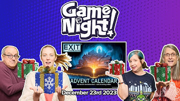 GameNight! 24 Days of Christmas - Exit: The Game Advent Calendar The Hunt for the Golden Book Day 23