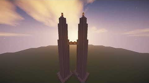 Build Easy Twin Tower in Minecraft with Only One (Water + Lava) in Minecraft II Picto Gamerz