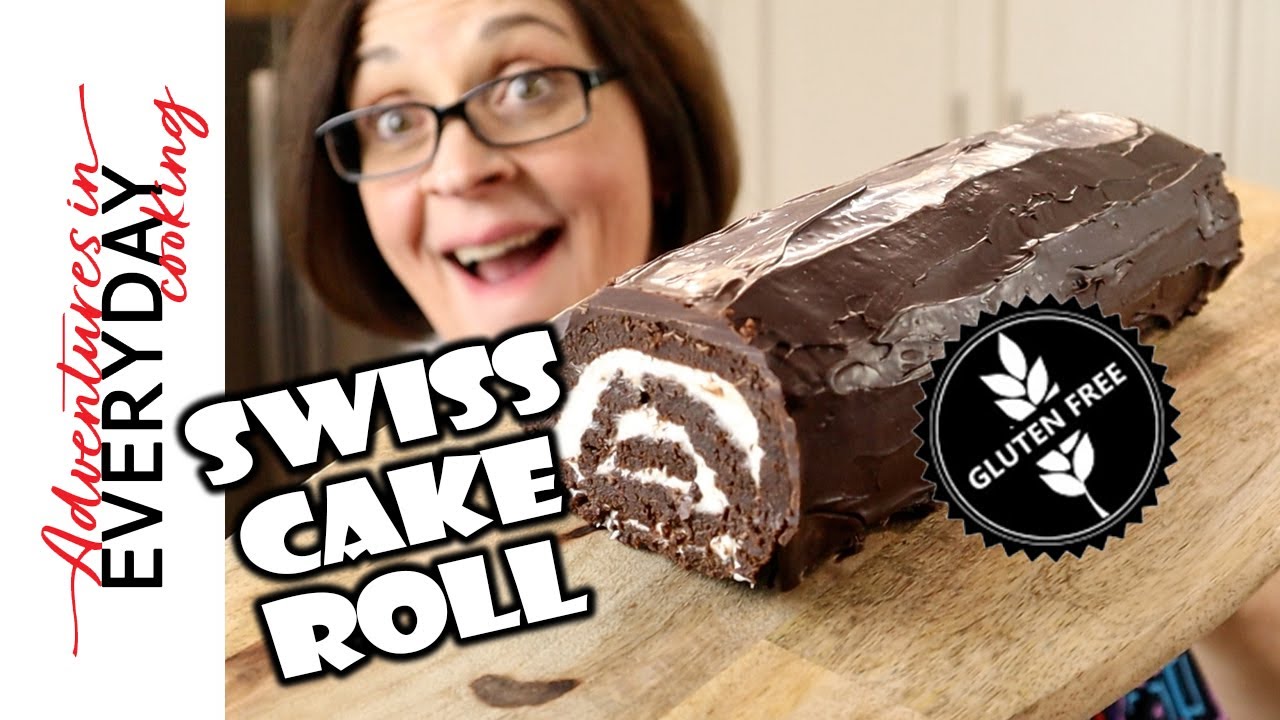 Swiss Cake Roll (bonus, it's gluten free but you'll never know it