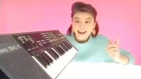 Casio SK-1 commercial (Japan) (1985)