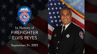 Funeral of Firefighter Elvis Reyes