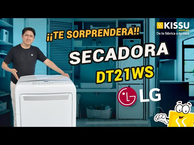 🧦 La secadora LG DT21WS te sorprenderá !!!! -