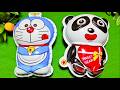 What’s Inside? 🍫 Doraemon Sound Surprise & Panda Surprise Unboxing! ✨ Mysterious Chocolates & Cars