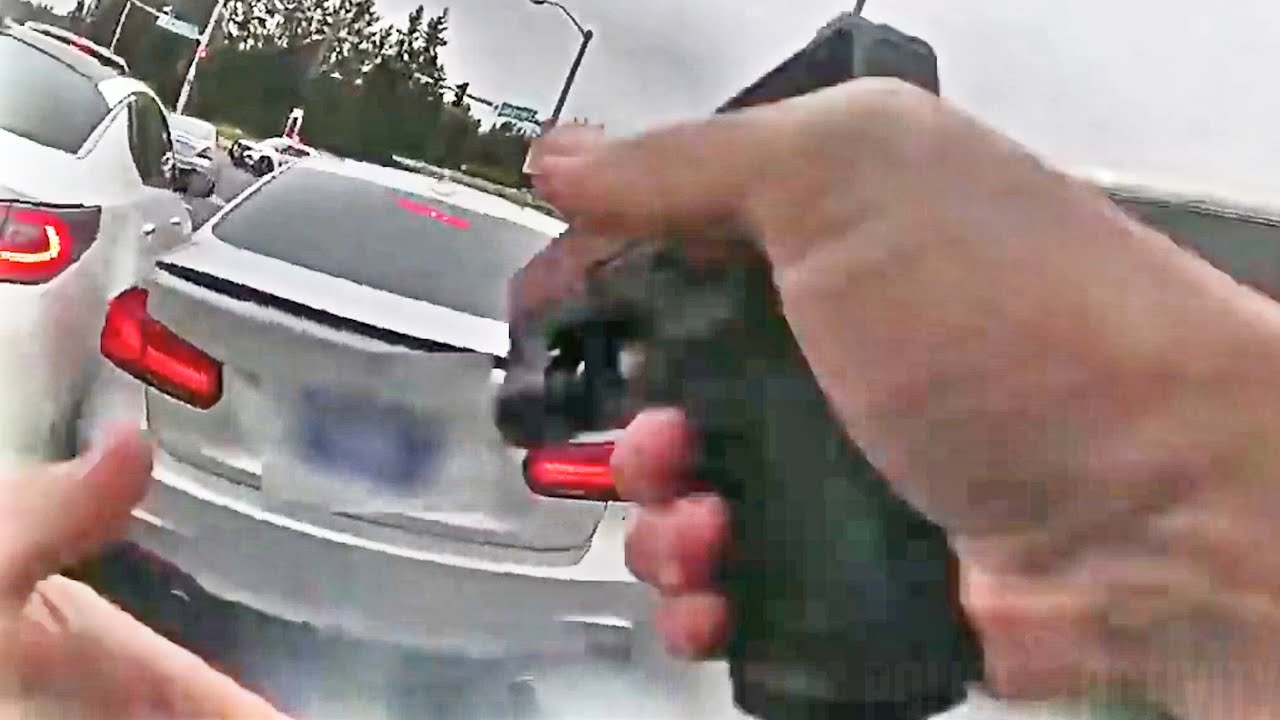 ⁣Bodycam Shows Car Chase That Led To Pierce County Deputy Shooting Suspect