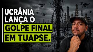 Drones ucranianos atingem a refinaria russa de Tuapse pela quarta vez em duas semanas