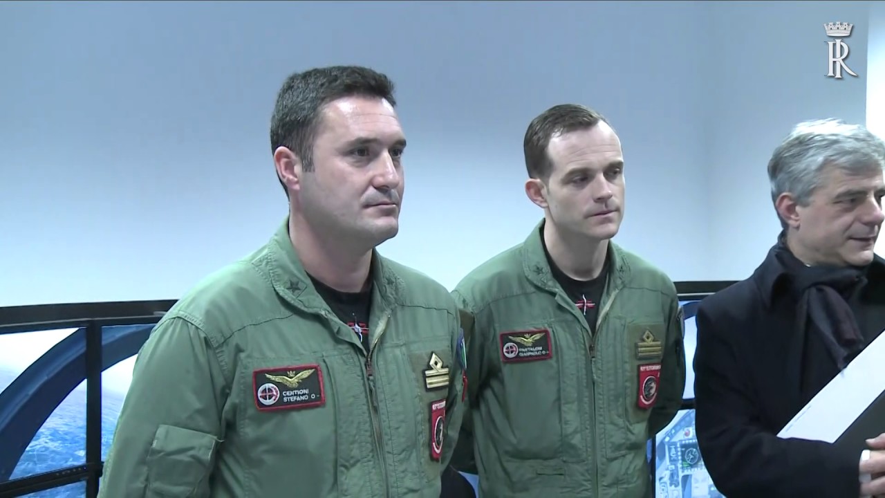 Il Presidente Mattarella visita i sistemi di simulazione del Ground Based Training System