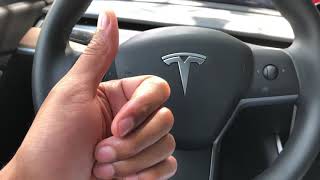 Tesla Model 3 – Headlights – how to turn on/off