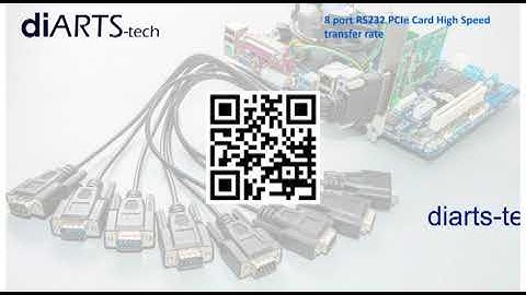 Serial Com 8 port RS232 PCI Express Card High Speed transfer rate, Standard Low Profile bracket