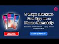 3 Method Ethical Hackers Spy On A Phone Remotely 
