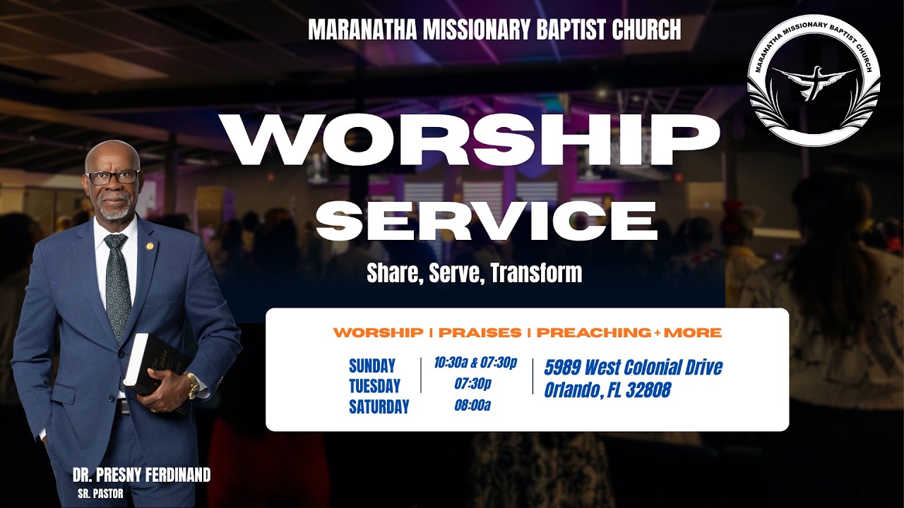 Maranatha Missionary Baptist Church - Mid-Week Service 10/20/2026