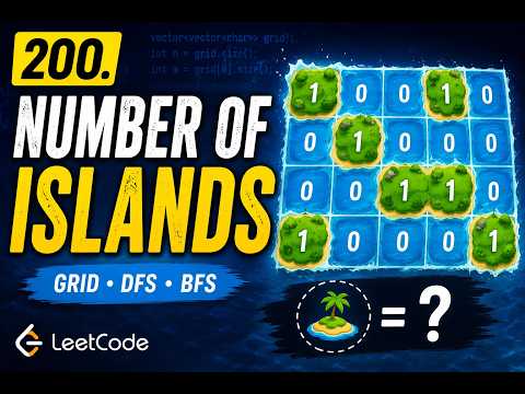 LeetCode 200: Number of Islands | BFS (java)