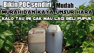 Cara membuat pupuk organik cair ( POC ) dari serabut kelapa