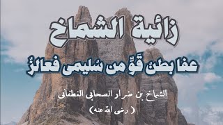 زائية الشماخ - عفا بطن قو من سليمى فعالز - الشماخ بن ضرار