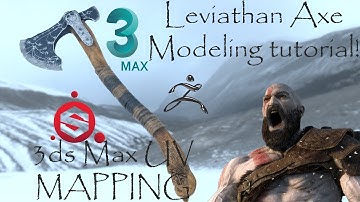 Leviathan Axe UV Unwrapping and Mapping || 3ds Max Tutorial || Part 3
