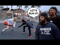 Trash Talking SKATERS Wanted To HOOP! 5v5 Basketball At Venice Beach!