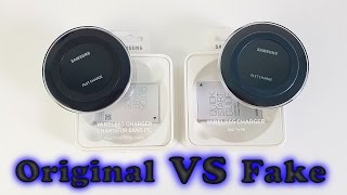 FAKE VS REAL Samsung Wireless Fast Charger - Don't get fooled into buying fake products!