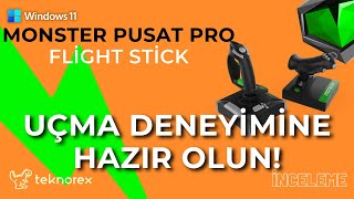 Monster Pusat Pro Flight Stick Ve Windows 11 İle Oyunda Uçma Deneyimine Hazır Olun