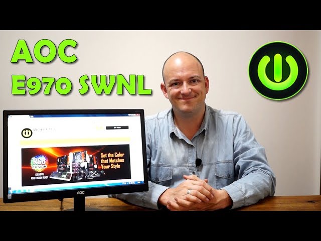 AOC E950SW 19 LED Monitor E950SW B&H Photo Video