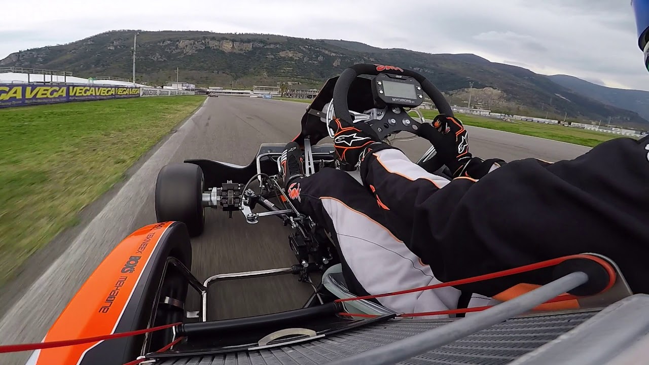 onboard with Jean Nomblot KZ2 EURO WSK Sarno 2019