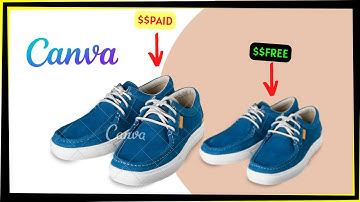 Use Canva pro elements without watermark for free