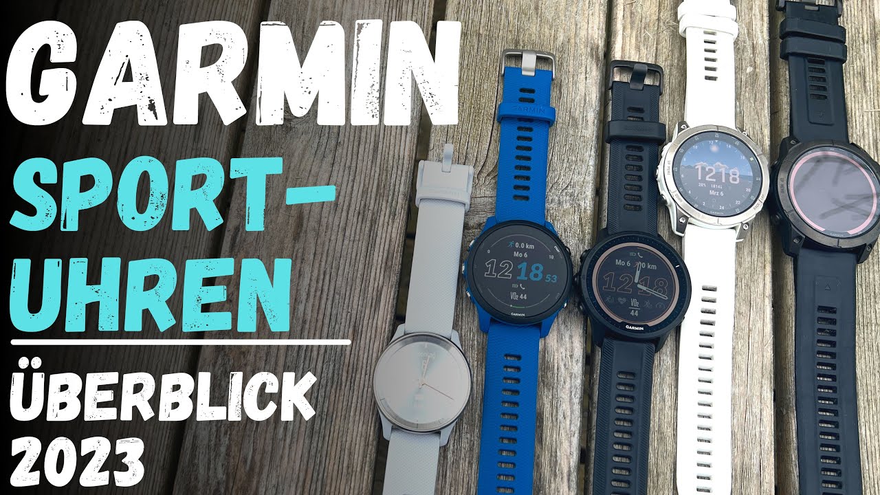 DIE BESTEN Garmin Smartwatches 2024 - Welche Garmin Uhr kaufen?