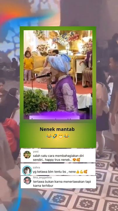 [Musik] Nenek nyanyi #beritamusik #musikhiburan #ngakak #musiklucu #musik