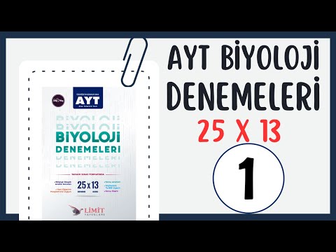 1. AYT BİYOLOJİ DENEMESİ - LİMİT YAYINLARI