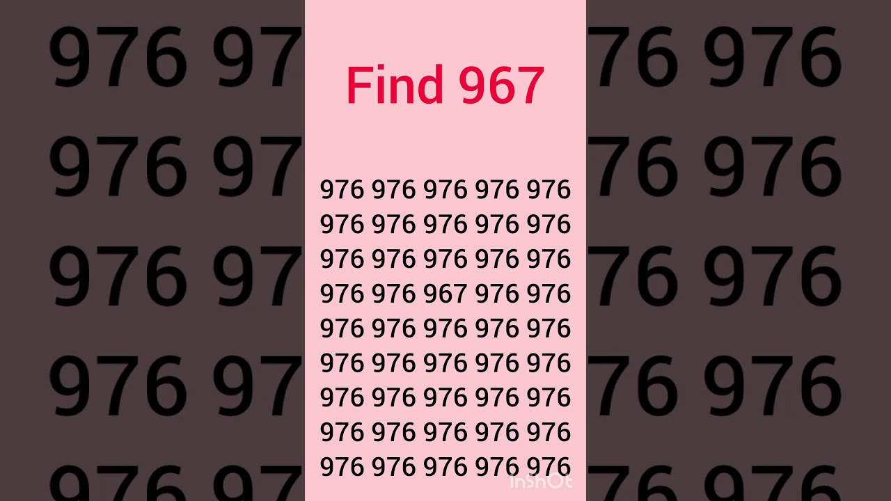 Can You Find the Hidden Number? | Brain Test Puzzle