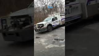 Suffolk county police department esu truck