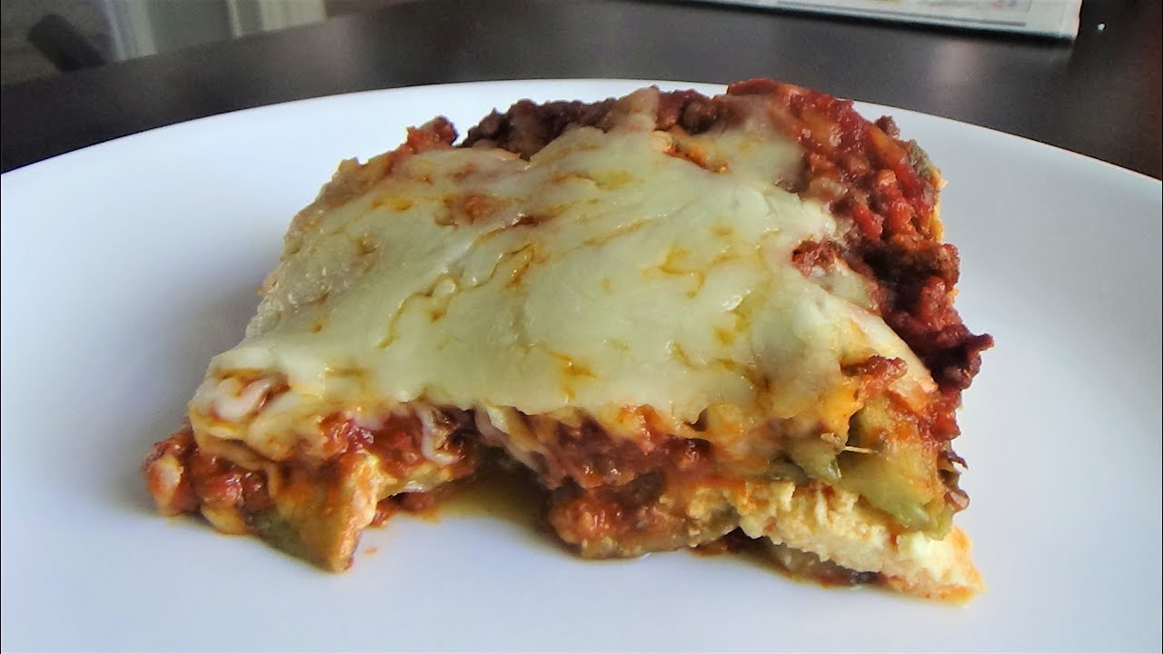 Eggplant Lasagna (GlutenFree Lasagna) YouTube