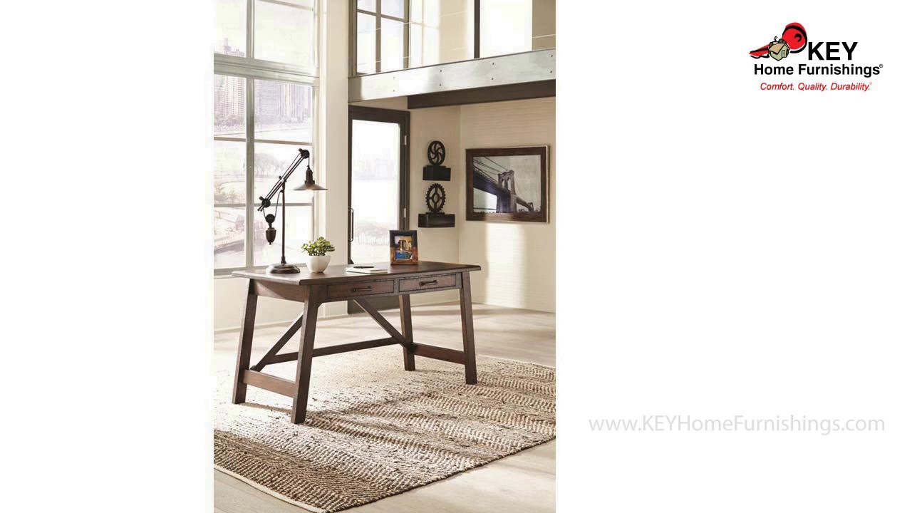 Ashley Baldridge Home Office Desk H67544 KEY Home YouTube