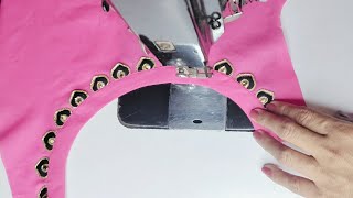 इस Boat Neck Design ने धूम मचा रखी है/Trending neck design cutting and stitching/diy screenshot 2