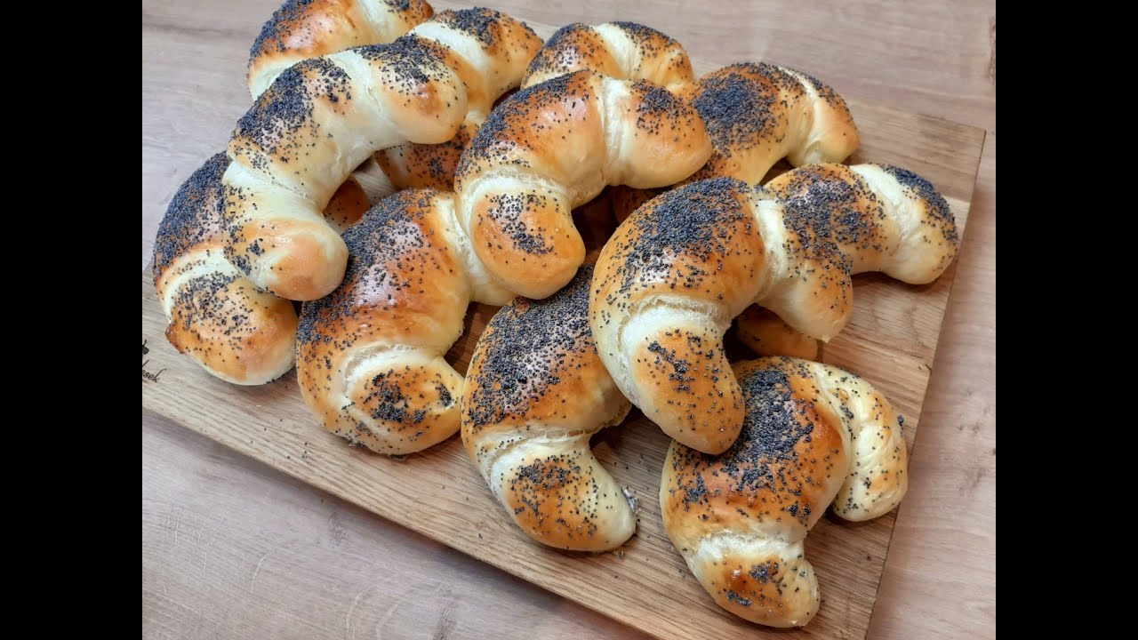 Rogale Maślane śniadaniowe #rogaliki #naśniadanie #pieczywo