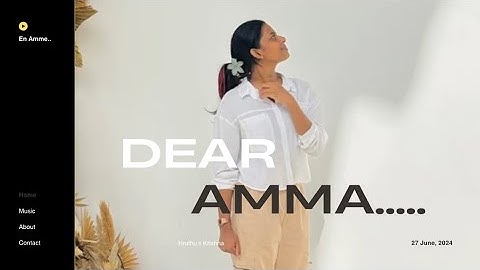 “Missing you, amma… ഒരു പാട്ട് for all the moms waiting miles away 💔🎵”